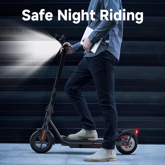 TST Electric Scooter for Adult, Up to 19 MPH and 20 Miles Long Range E Scooter, 8.5"/10" Solid and Pneumatic Tire, Portable Folding EScooter with Dual Brakes, Commuting Escooter App Control