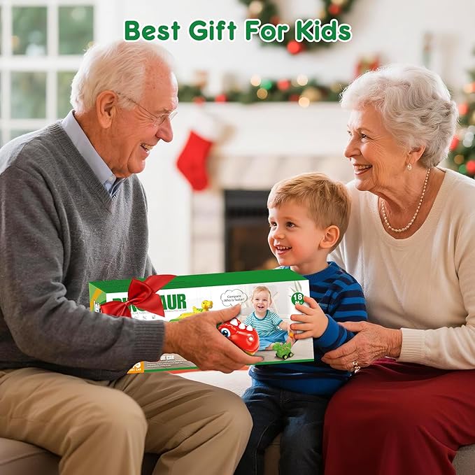 Nicmore Toddler Toys Car Dinosaur Truck for Boys: Toys for 2 3 4 5 Year Old Boy Girl | Carrier Truck Dinosaur Trucks for Kids 3-5 Toys for Age 2-3 2-4 18-24 Month Birthday Gifts for Boy