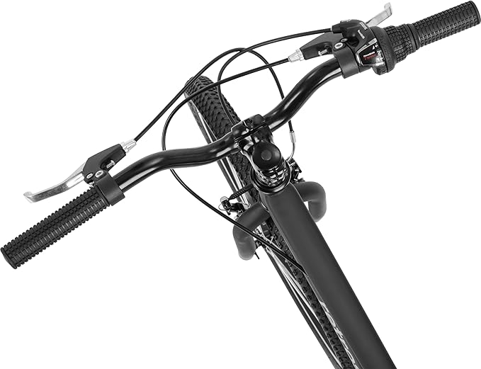 Retrospec Dart 20 & 24 Inch Kids Bike - 7-Speed Hybrid Bicycle for Ages 6-11 with 29in All-Season Tires & Shock Absorption - Adjustable Height Youth Bike with V-Brakes & Smooth Gear Shifting