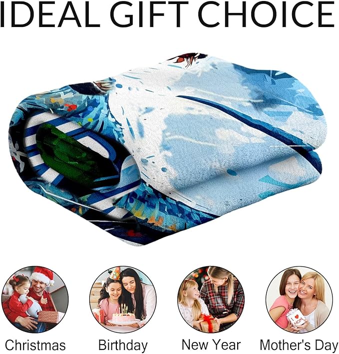 Kids Custom Dinosaur Blankets for Boys - Lightweight Dino Flannel Toddler Personalized Throws and Blanket for Home Crib