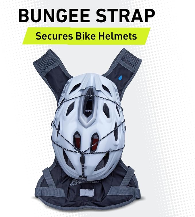 Vibrelli Hydration Backpack & 2L Hydration Bladder - High Flow Bite Valve - Hydration Pack for Cycling, Running, Hiking