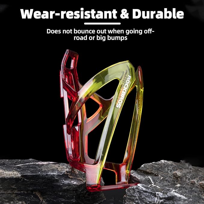 ROCKBROS Bike Water Bottle Holder Ultra-Light Bicycle Bottle Cages with Screws Tool, Universal Bike Cup Holder Rack for Road MTB Bikes…