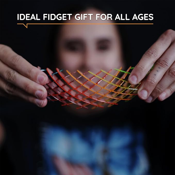 Morf Fidget Worm Toy - Flexible 3D Sensory Slug Figgy Toy for Kids, Teens, and Adults – Stretchy, Quiet, Stress and Anxiety Relief, Focus - For Play, School, Work Gifts, Great For Classroom and Office