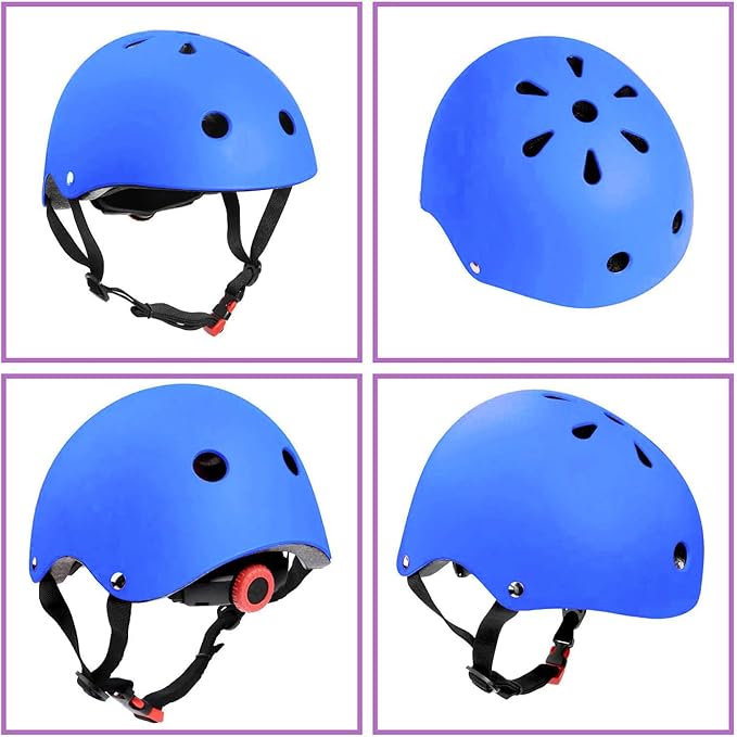 Color Gradient Adjustable Kids Bike Helmet Toddler Helmets for 3-5-8-14 Years Kids Girls Boys Youth Bicycle Helmet for Scooter Balance Bike Roller Skating Skateboard