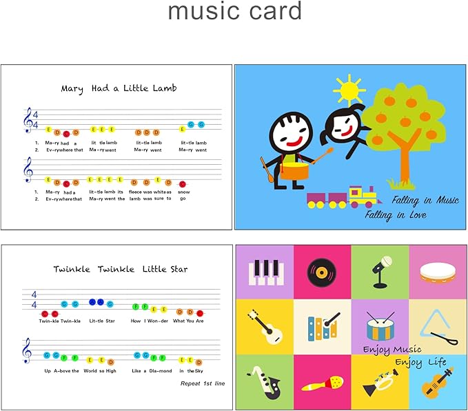 MUSICUBE Xylophone for Kids Wood Xylophone with Mallets Orff Music Instrument for Educational& Preschool Learning Baby Percussion Kit with Professional Tuning for Toddlers Gift Choice for Children age