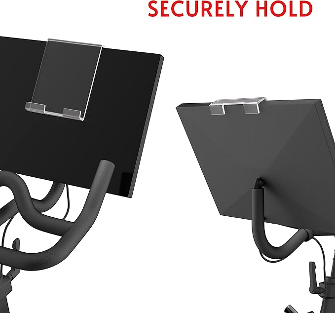 Tablet Holder Mount Compatible with Peloton Bike & Bike Plus & Row & Tread, Holder for iPad, Phone/Tablet Stand for Most Exercise Bicycle & Treadmill Accessories