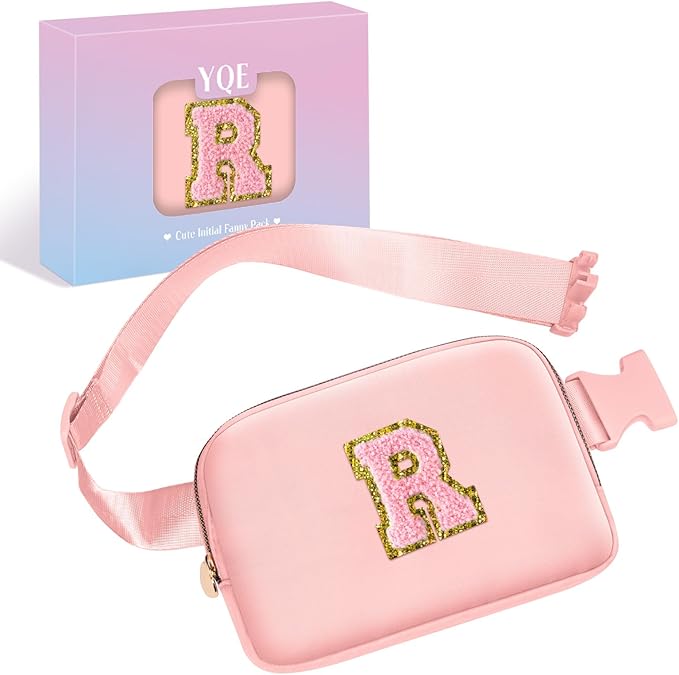 Prize for Girls 8-12, Dance Recital Gifts for Girls Kids, Belt Bag Dance Bag for Girls Teen,Crossbody Bags for Girls Teen,Small Travel Waist Packs Kids Fanny Pack Birthday Gifts (Pink, R)