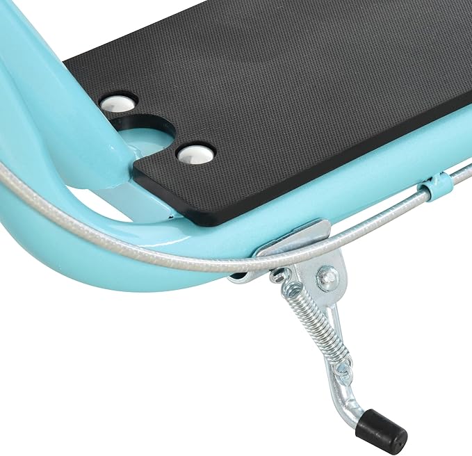 Aosom Youth Scooter, Teens Kick Scooter, Adjustable Handlebar Ride On Toy for 5+ with 16" Front and 12" Rear Dual Brakes Inflatable Wheels