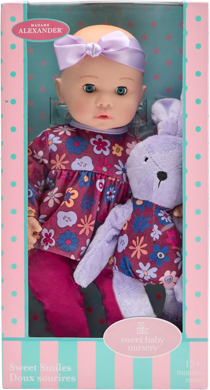 Madame Alexander 14-Inch Sweet Smiles Baby Doll, Puppet Play