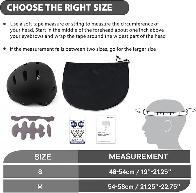 Kids Bike Helmet Ages 3-5-8-14, CPSC ASTM CPSIA Certified Toddler Helmet