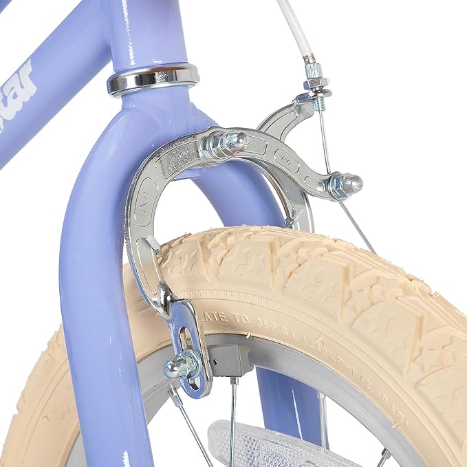 JOYSTAR Girls Bike for 2-12 Years Old Toddlers and Kids, 12" 14" 16" 18“ Retro Style Kids Bike with Training Wheels, 20 Inch Children Bicycle with Kickstand