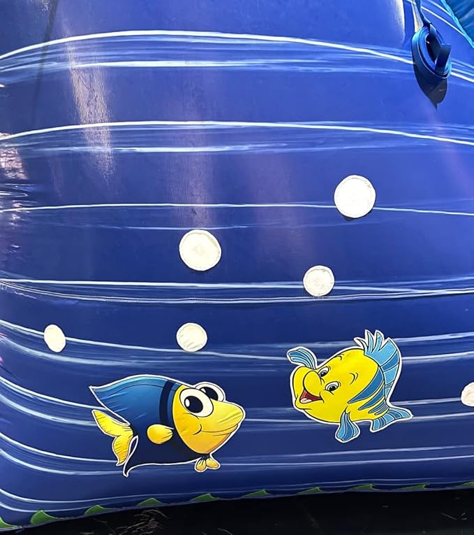 Inflatable Water Slide for Kids & Toddlers with Inflatable Pool, Backyard, Park or Commercial Use, Outdoor Water Play, Includes Blower Stakes, Splash Pool & Storage Bag, Large 25.5' x 9' x 15'