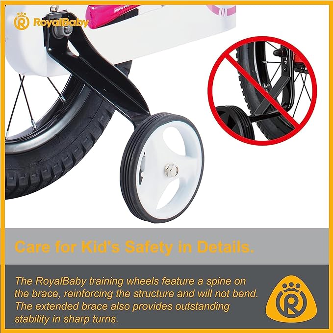 RoyalBaby Kids Bike EZ Freestyle Training Free Balance to Pedal Easy Learning Bicycle, 12-18 Inch for Toddlers to Big Kids