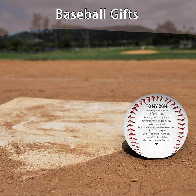 Fleure Esme Baseball Gifts for Son Boys 8-12 Son Gifts from Mom Dad Birthday Gifts for Son 6-8 Baseball Homerun Inspirational Stuff for Teen Boys Gift for Bonus Christmas Sweetest Day