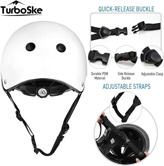 Skateboard Helmet, BMX Helmet, Multi-Sport Helmet, Bike Helmet for Kids, Youth, Men, Women