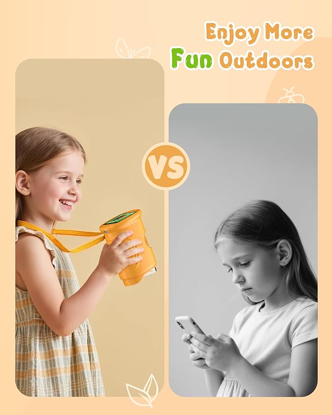 1000X Handheld Digital Microscope for Kids: Pocket Microscope with 2.0" IPS Screen - STEM Toys Birthday Gifts for Girls Boys - Portable Edu Science Kits Toddler Age 3-6 6-12