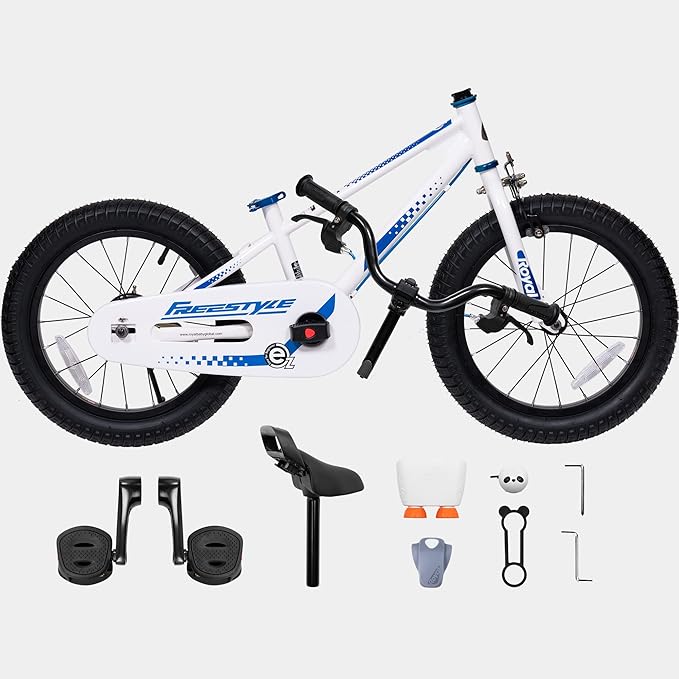RoyalBaby Kids Bike EZ Balance to Pedal Dual Handbrake Toddlers Boys Girls Bicycle 12-20 Inch for Age 3-10 Years