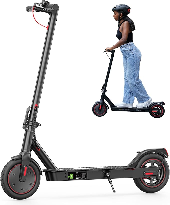 Electric Scooter for Adults, 350W Motor, 18MPH Max Speed, 12 Miles Max Range, 15% Hill Climb, 220LBS Load Capacity, 8.5" Pneumatic Tires, Foldable Electric Scooter for Adults & Teens Commuting