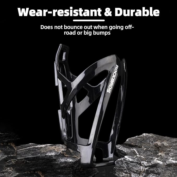 ROCKBROS Bike Water Bottle Holder Ultra-Light Bicycle Bottle Cages with Screws Tool, Universal Bike Cup Holder Rack for Road MTB Bikes…