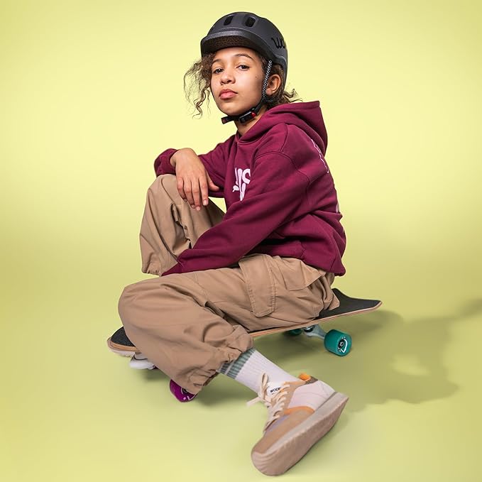 woom Ready Kids' Helmet, Adjustable Pinch-Free Children's Helmet with Reflective Details for Bicycle Riding, Roller Skating & Scooting, for Boys & Girls (Ages 1-14)