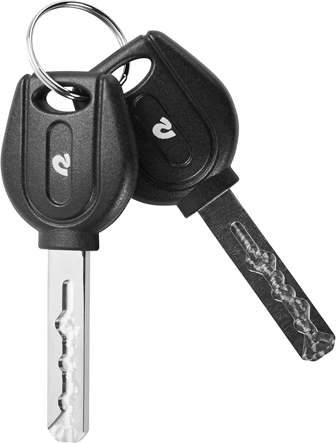 Retrospec Lookout U-Lock Bike Lock with 4Ft Security Cable, Heavy Duty Anti-Theft Bicycle Lock with 14mm Shackle, Pick Resistant & Secure Anti-Rotation Design