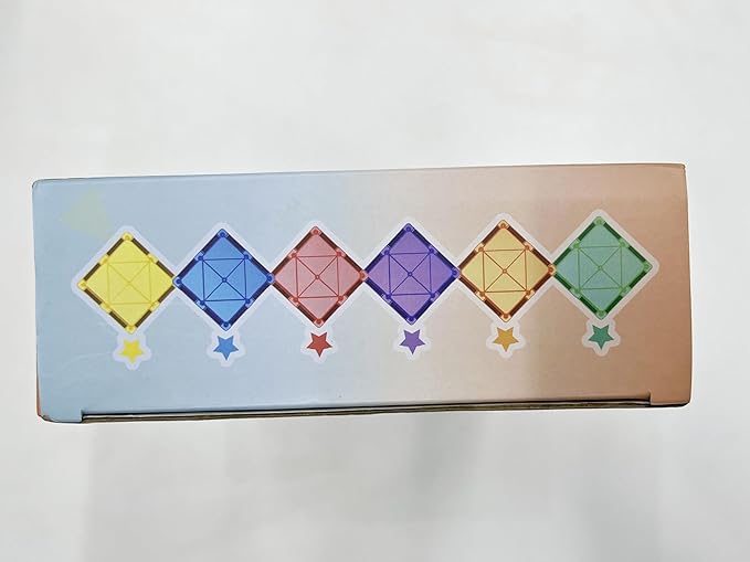 Magnetic Tiles Kids Toys STEM Magnet Toy for Toddler Magnetic Blocks Building Preschool Learning Sensory Montessori Toys for 3+ Year Old Boys and Girls, Safe Creativity Toddler Kids Toy 40PCS