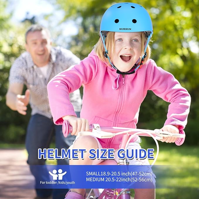 Kids Helmet Toddler Bike Helmets for Ages 2-3-5-8-14 Years Kids Girls Boys Youth, Adjustable Multi-Sport Helmet for Skateboard Cycling Scooter Balance Bike Inline Skating Longboard Roller Skate
