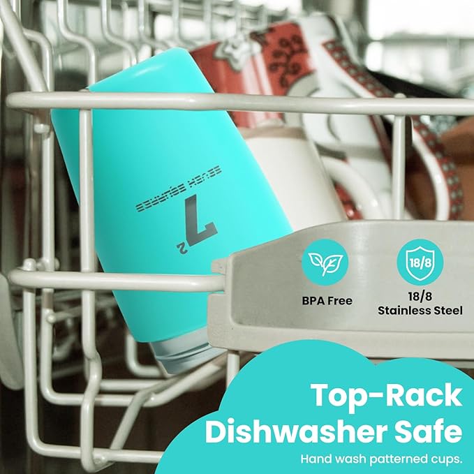 12oz Kids Tumbler Spill Resistant with Lid and Silicone Straw, Insulated Kids Sippy Cups Children Stainless Steel Water Bottle for Cold Drinks, Dishwasher Safe