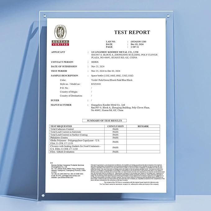 koodee Insulated Water Bottle, 18oz Stainless Steel Double Wall Vacuum Wide Mouth Sport Bottle with Leakproof Spout Lid (Pink Red)