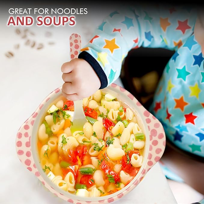 shopwithgreen 7Pcs/Set Bamboo Kids Dinnerware Set - Children Dishes - Food Plate Bowl Cup Spoon Fork Set Dishware, Cartoon Tableware, Dishwasher Safe Kids Healthy Mealtime, BPA Free