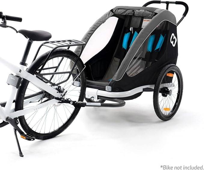 Hamax Traveller Two Seat Bike Trailer + Stroller