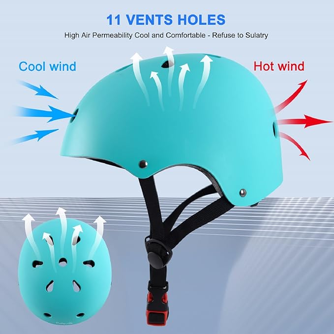 Kids Bike Helmet,Boys Girls Helmet Multi-Sport Helmet for Skateboard Roller Inline Skating Bicycle Scooter 3 Sizes