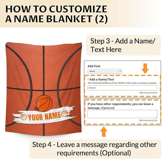 Personalized Blanket Gifts for Boys Girls - 80x60 Inches Sports Throw Blanket for Basketball Lover Kids Teens Adults - Basketball Print Soft Fuzzy Blankets for Lap Couch Sofa Bed