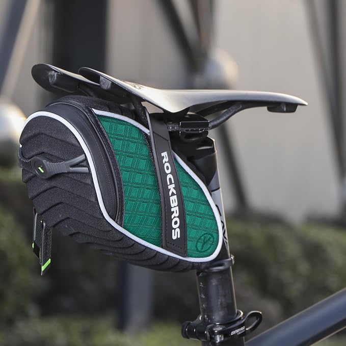 ROCKBROS Bike Saddle Bag Bicycle Seat Bag 3D Shell Saddle Bag Under Seat Cycling Seat Pack for Mountain Road Bike Bicycle