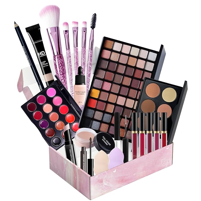 Makeup Set Full Kit for Girls Teens Women,makeup kit for teens,Beginner Make up Sets,Christmas Makeup Gift Set,makeup kits for women,All in One Make up Kit