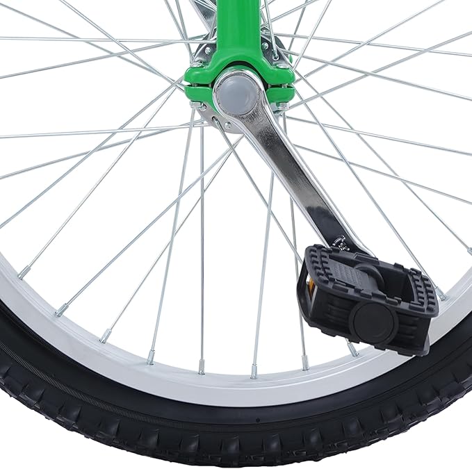 20 Inch Unicycle for Balance Training Outdoor Fitness with Adjustable Seat and Anti-Skid Tread