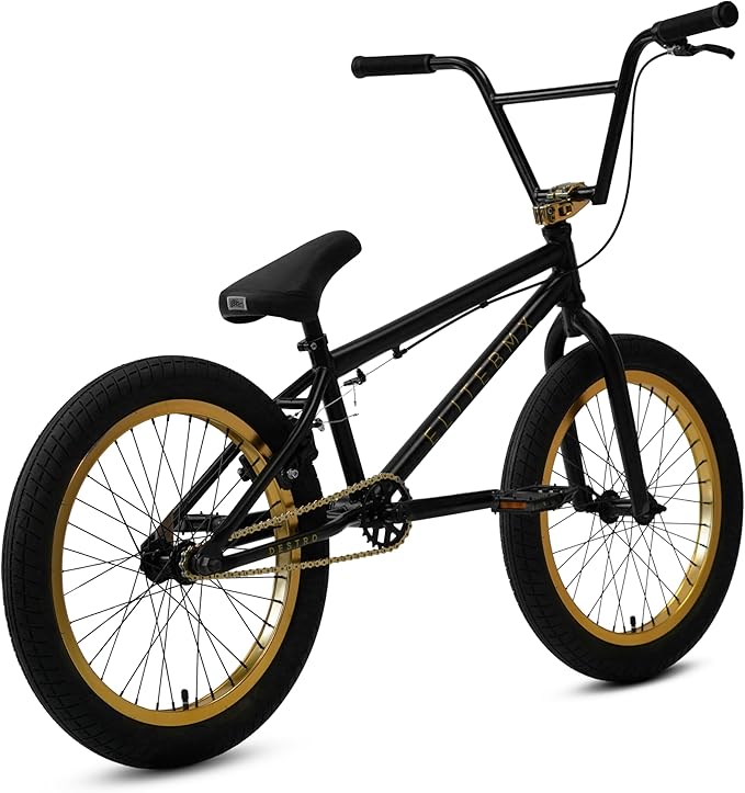 Elite BMX Bicycle 18", 20" & 26" Model Freestyle Bike - 3 Piece Crank