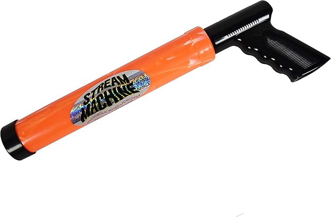 Stream Machine Water Gun Launcher TL-600 17 Inch Single Barrel Water Launcher, Water Soaker Gun Shoots 40+ ft, Pool Squirt Gun for Outdoor Summer Fun, Model Number: 80005