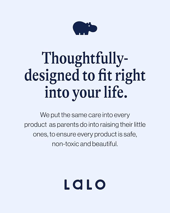 Lalo Big Bites Kids Dinnerware Full Set - Dishwasher Safe, BPA Free, Kids Tableware Set - Includes Stackable Bowl, Plate, Utensils & Cup - 7 Pieces - Oatmeal