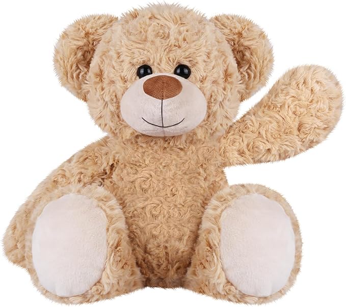 Teddy Bear Stuffed Animals, Microwavable Stuffed Animal Heating Pads for Heat Therapy, Stress Relief Toy for Anxiety, Cuddle, Companion, Bear Plush Gifts for Girls Boys Adults