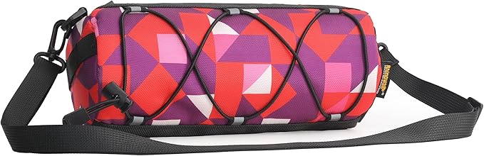 Rhinowalk Bike Handlebar Bag, Bicycle Front Bag Frame Storage Roll Bag Mountain Road Bikes Commuter Shoulder Bag Professional Cycling Accessories