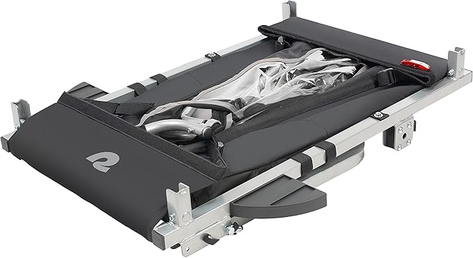 Single & Double Passenger Children’s Foldable/Collapsible Tow Behind Bike Trailer with 16" Wheels, Safety Reflectors & Rear Storage Compartment