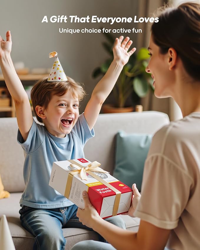 QPAU Water Football for Pool, Beach & Backyard - Waterproof Pool Football with Double Laces, Easy Grip Surface, 9 Inches, Fun Summer Pool Toy for Kids Ages 6+ & Adults