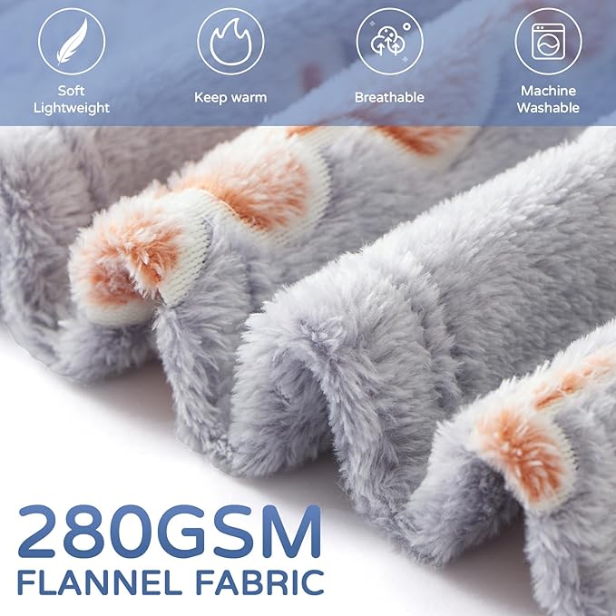 SALIMAH Glow in The Dark Blanket Airplanes Gifts for Boys Girls,Toys for Girls Boys Age 2 3 4 5 6 7 8 9 10 Year Old, Soft Kids Blankets Gifts for Grandkids Teens for Christmas Birthday, 50"x60"