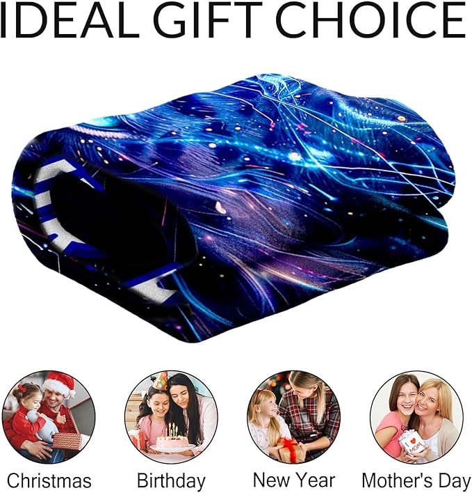 Custom Leopard Blanket for Boys - Blankets Gifts for Teens Plush Flannel Cheetah Boys Throws for Crib & Room