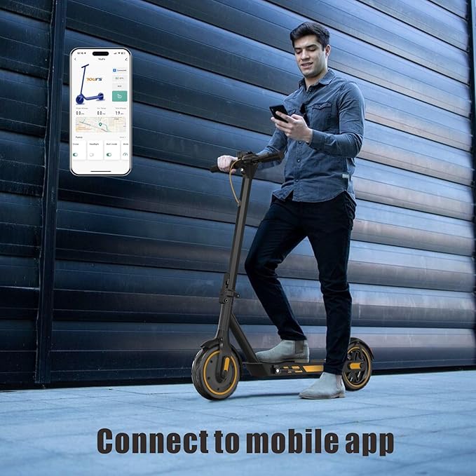 Electric Scooter Adult, 19-25 MPH Max Speed, 21-28 Miles Long Range, E Scooter with 8.5"/10" Tires, 350W/500W/600W Motor, Cruise Control and Dual Braking, Foldable Electric Scooter for Adults