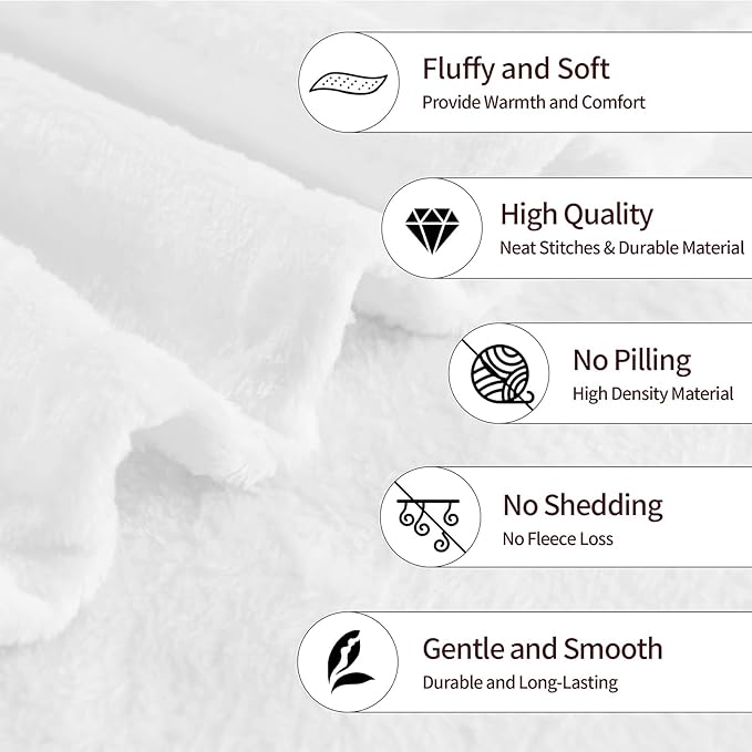 Wolf Throw Blanket Wolf Stuff Gifts for Kids Girls Boys Adults Women Man Soft Cozy Warm Plush Fluffy Fuzzy Fleece Blanket Decor 40''X50''