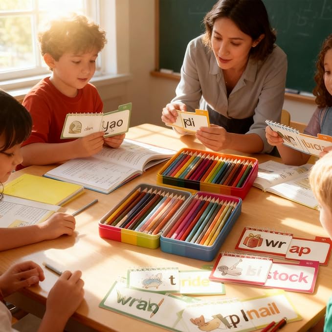 30 Read and Rhyme Flip Books Letter Sounds Flash Cards Flip Books Interactive Reading Flash Cards