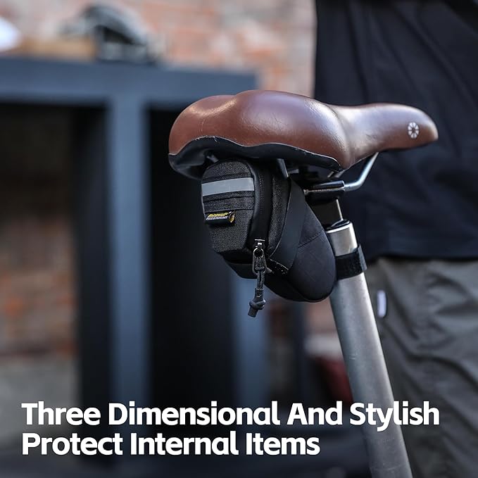 Rhinowalk Bike Seat Bag Bicycle Saddle Bag Cycling Under Seat Pouch for Mountain Road Biking and Commuting Trips