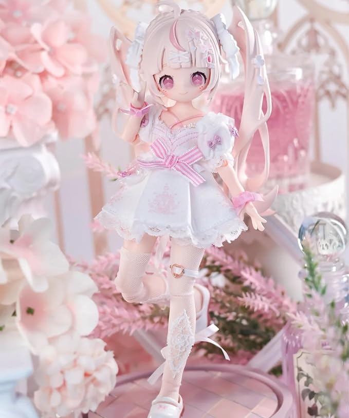 CALEMBOU BJD Blind Box, Sugary Girls Series 18cm Ball Jointed Doll, Cute Dress Up Doll with Joints, Collection Action Figure for Birthday Christmas